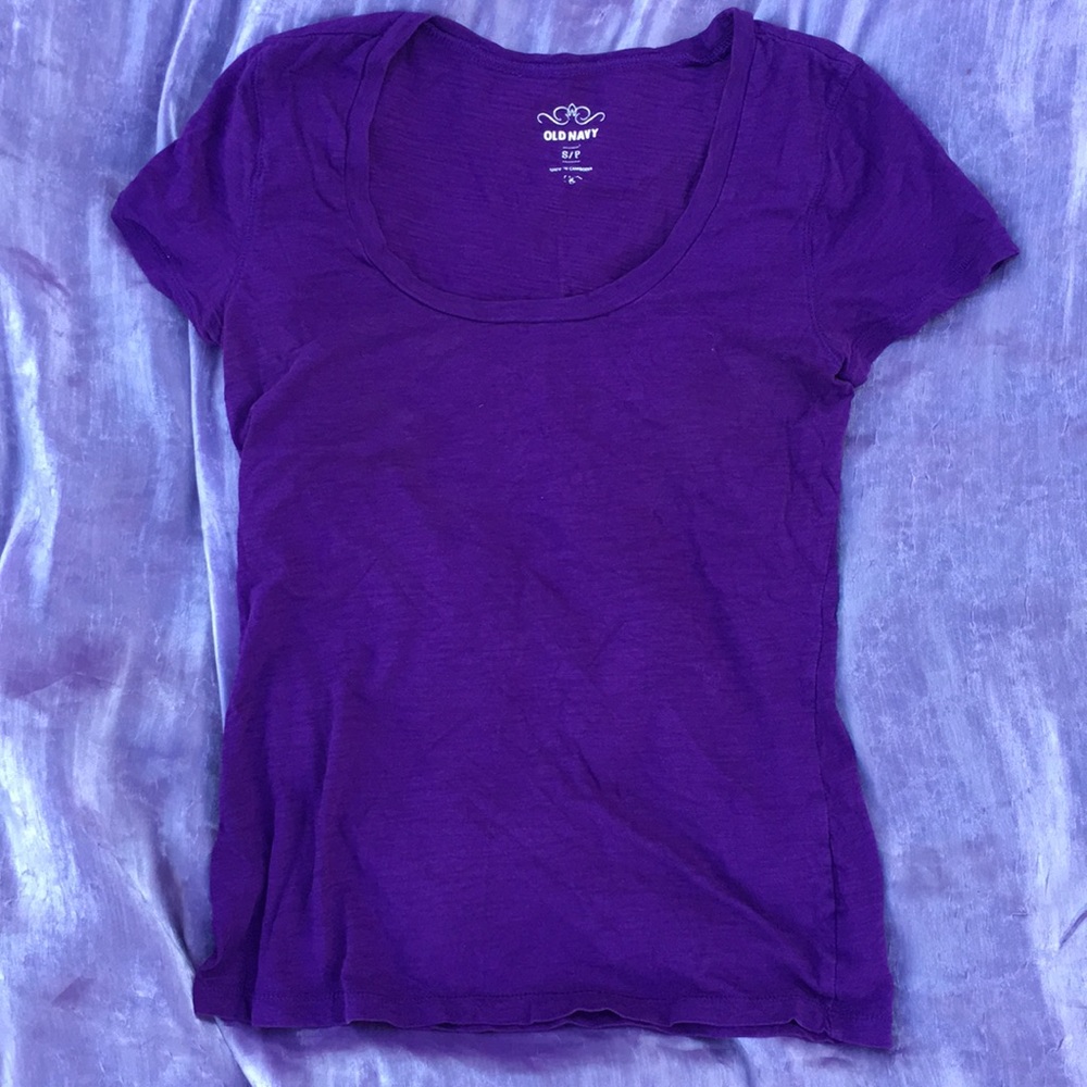 Old Navy purple scoop neck short sleeve t-shirt